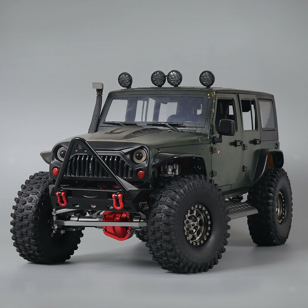 RC Car Light Led 4 Black w/ Lampshade for Axial scx10 D90   1:10 Crawler