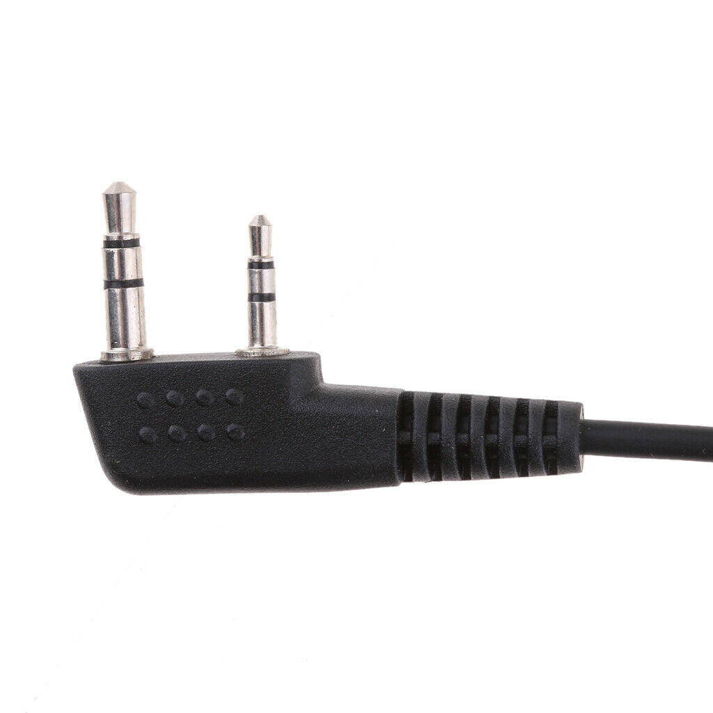 G-Shaped 2-Pin Headset PTT Mic Earpiece for Walkie Talkie Radio