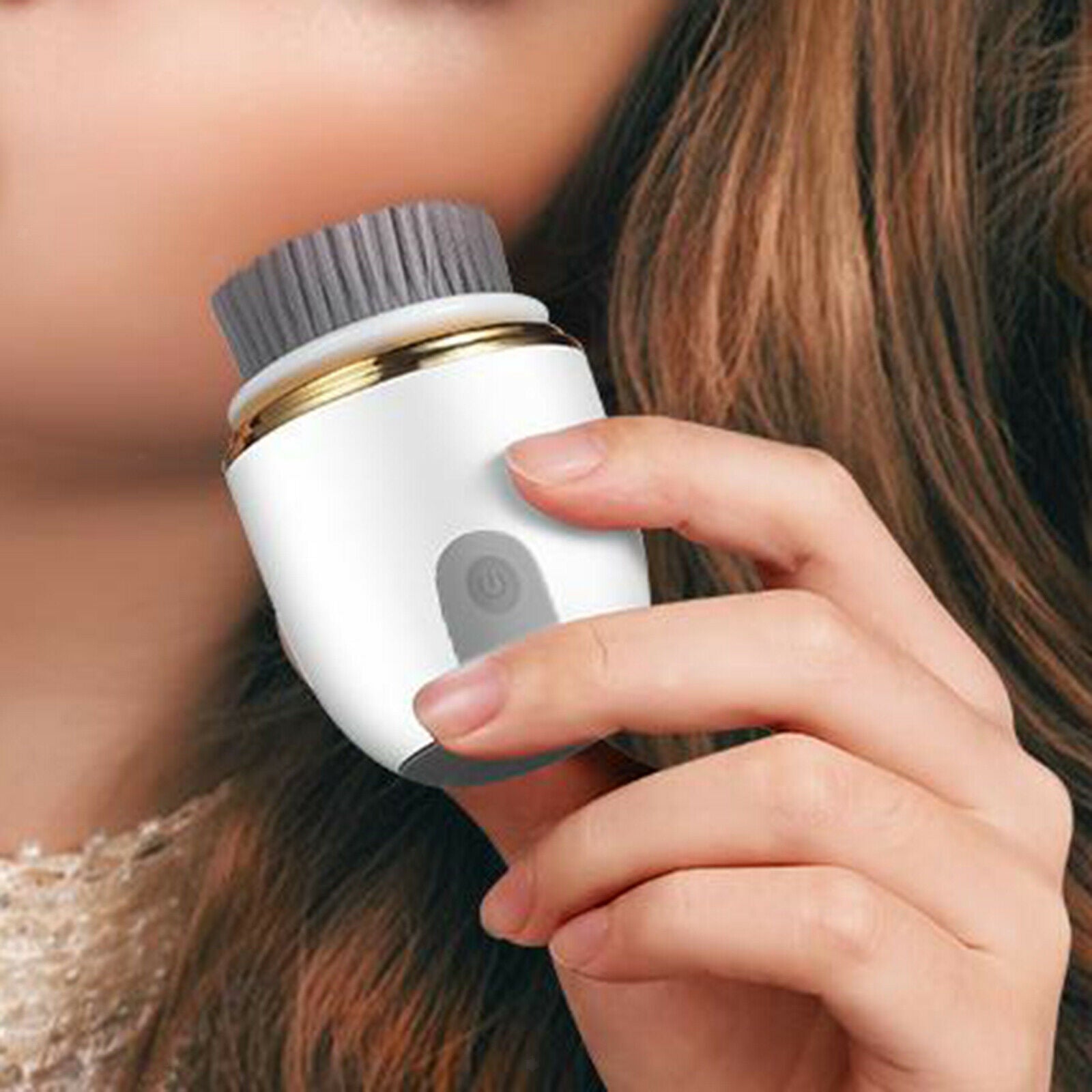 Portable Electric Facial Cleansing Brush Facial Scrubber SPA Face Cleansing