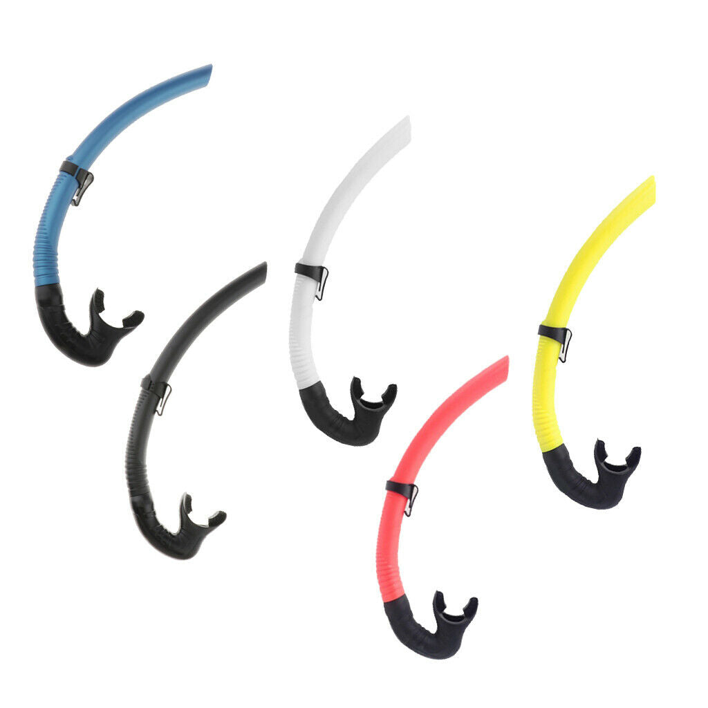 Premium Swimming Snorkel Lap Swim Mouthpiece Breathing Tube Nose Plug Gear