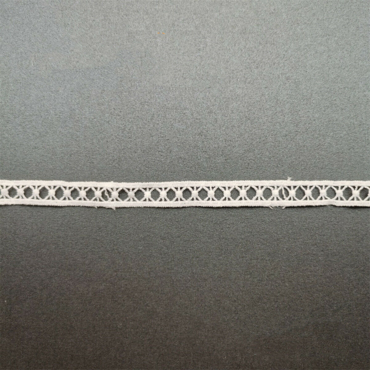 5Yards White Lace Trim Ribbon Fabric Crochet Applique Embroidered Sewing Craft