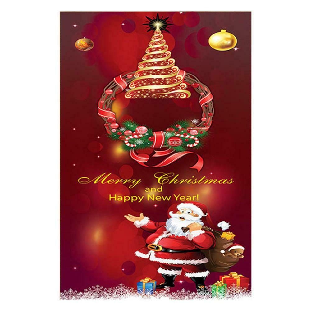 40x120cm Christmas Santa Claus Anti-slip Pad Kitchen Floor Mat Carpet Rug @