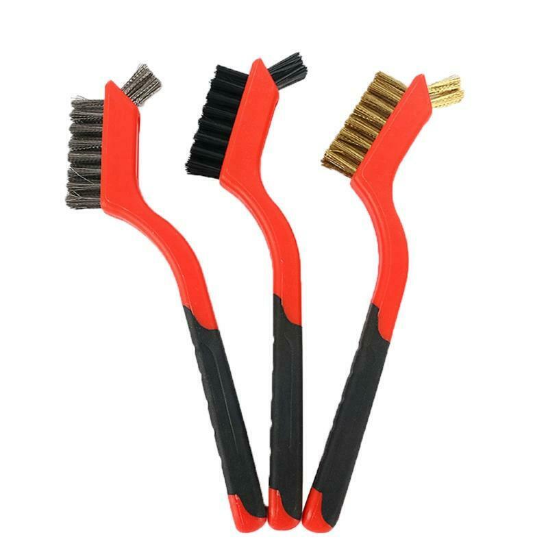 Wire Brush Set 3Pcs Rust Dirt Paint Scrubbing Deep Cleaning Brush Kits