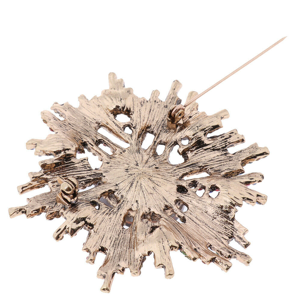 Unisex Rhinestone Full Rhinestone Brooch Pin Clothing Accessories Multicolor