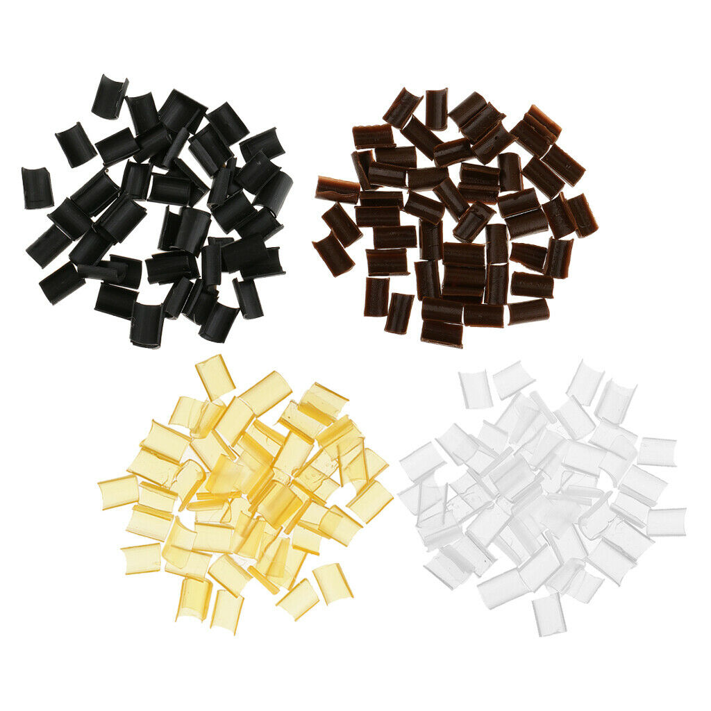 200Pcs Salon U Tip Keratin Granule Hair Extensions Bonding Hot Fusion Glue