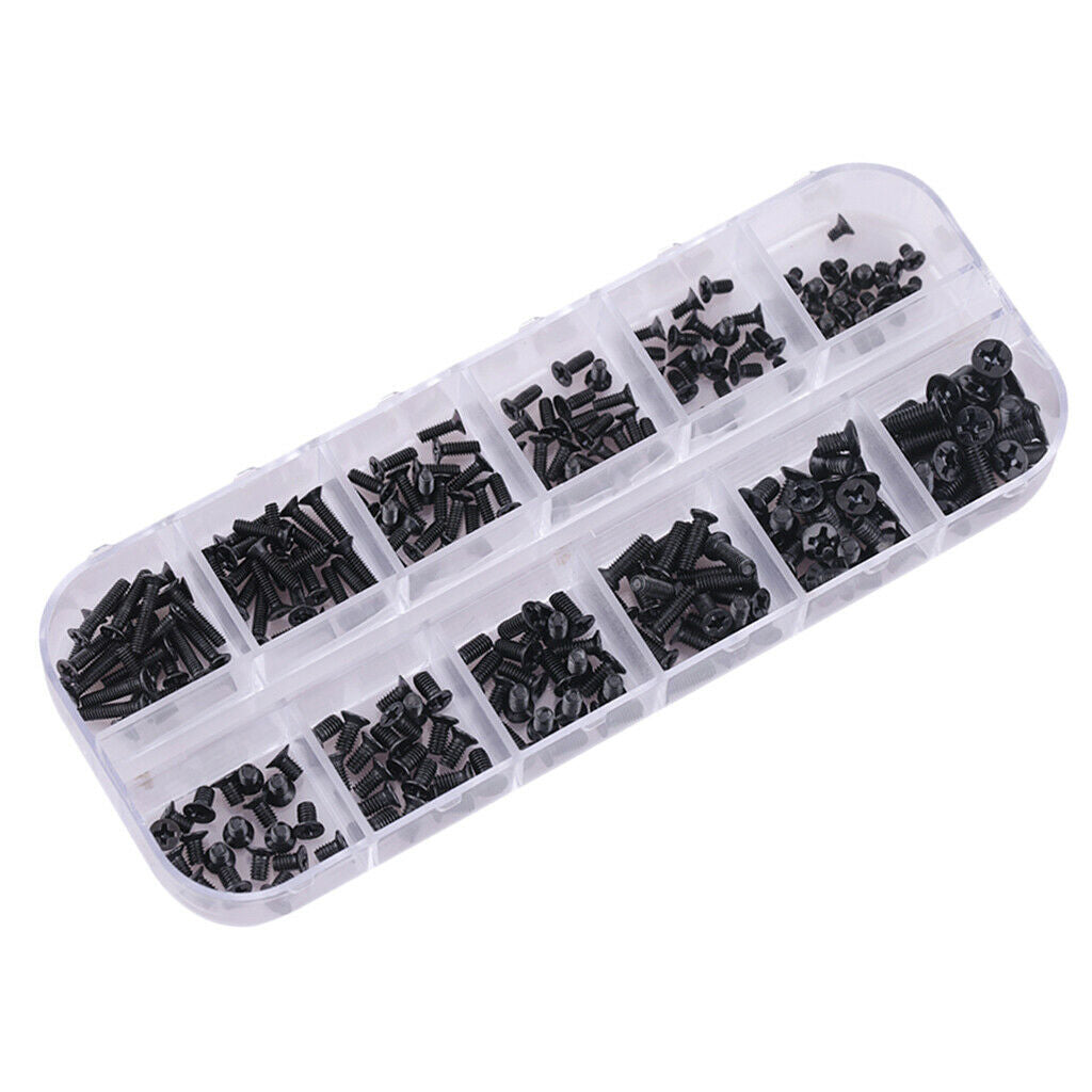 240 Packs Laptop M2 M2.5 M3 Screws Set for Sony Motherboard DIY Replacement