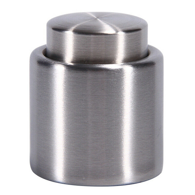 Stainless Steel Leakproof Wine Bottle Stopper Vacuum Red Wine Caps Sealer Fresh