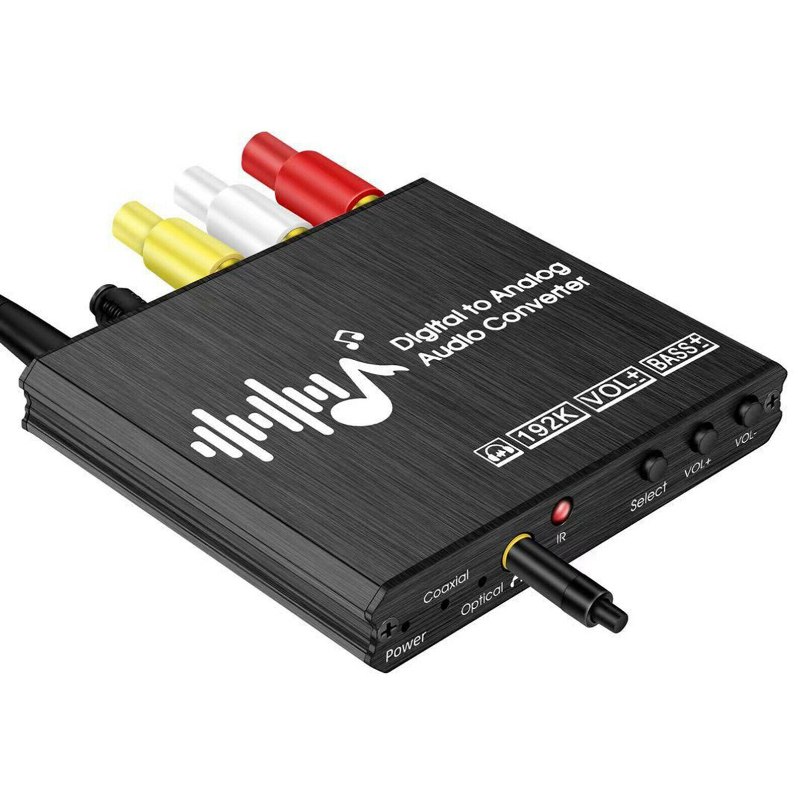 Digital-Analog Audio Converter DAC USB 192KHz with Remote Control for DVD TV .