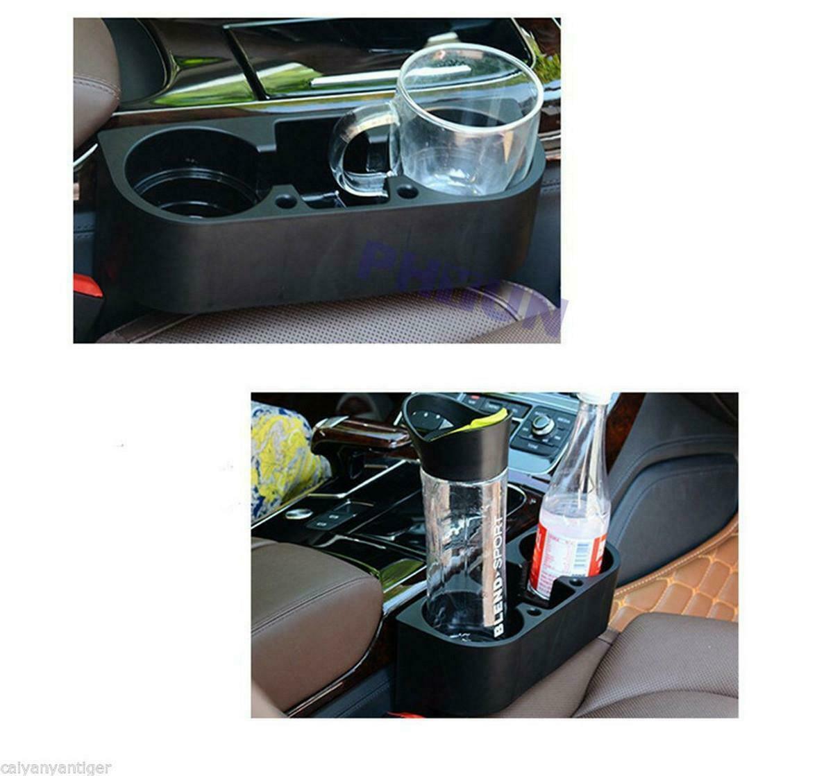 1 Pc Black ABS Plastic Cup Holder Storage Box for Phone /Card/Keys/Ashtray/Pens