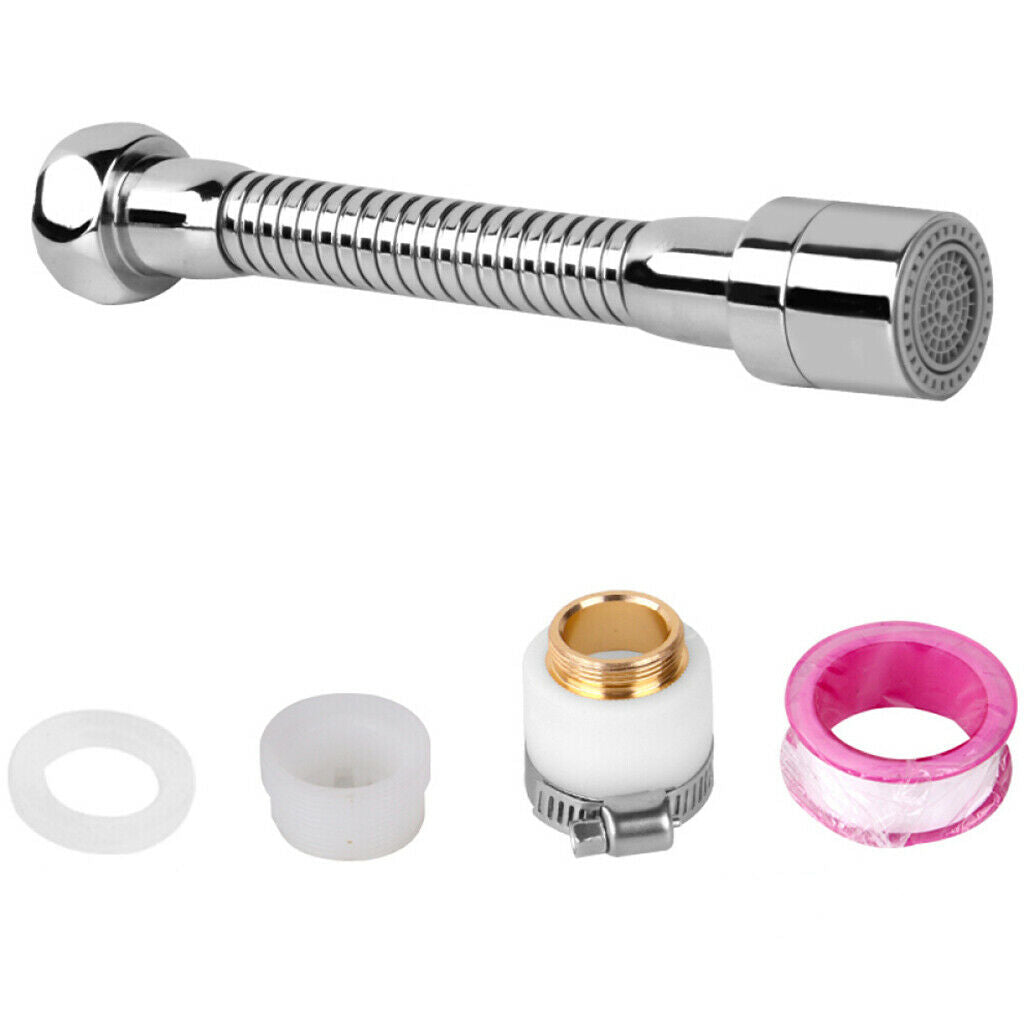 Faucet Sprayer Universal Long Neck Faucet Extension Filter Head Adapter