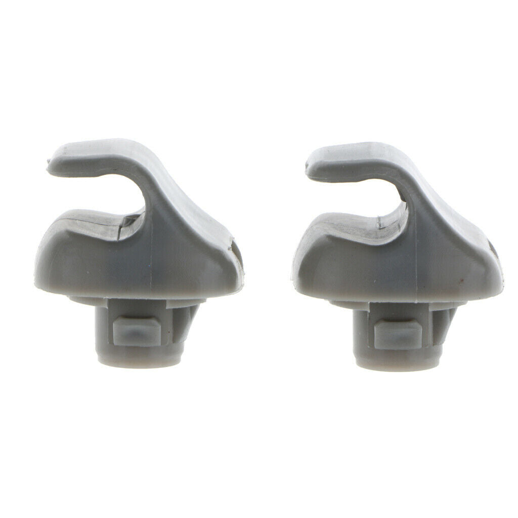 2 Pieces Sun Visor Hook Clips Car Interior High Reliability