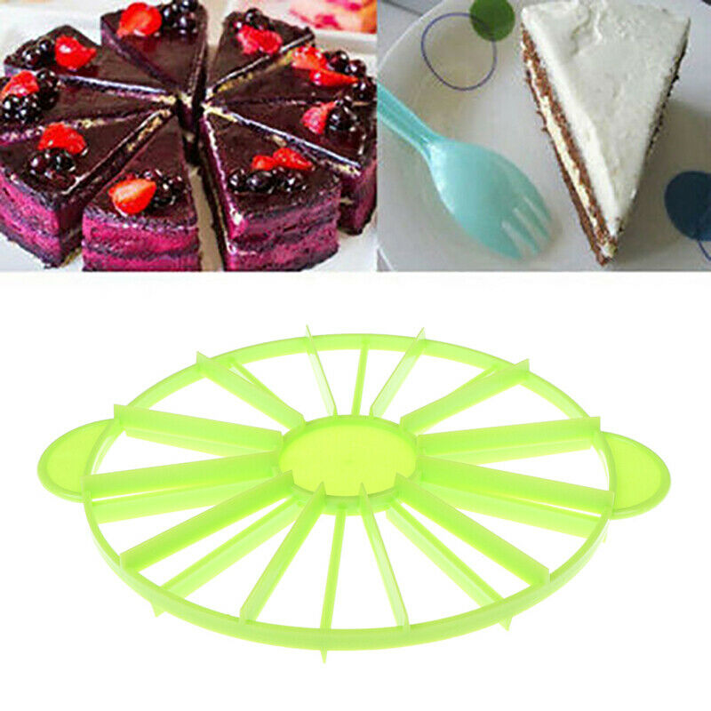 Pie Marker Cutter Cake Divider 10 / 12 Piece Slicer Birthday Party Accessor BDA