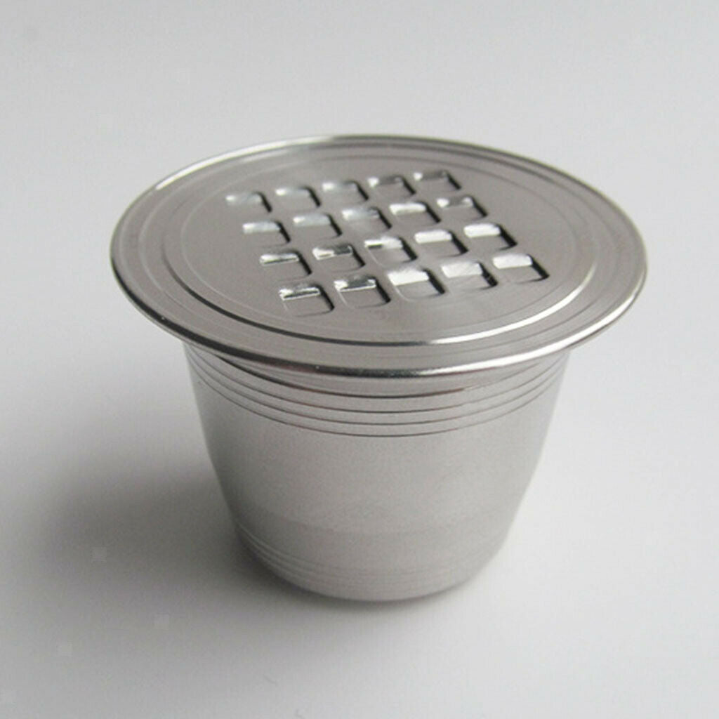 Stainless Steel Espresso Coffee Capsule Pod Cup Filter Converter Leakproof