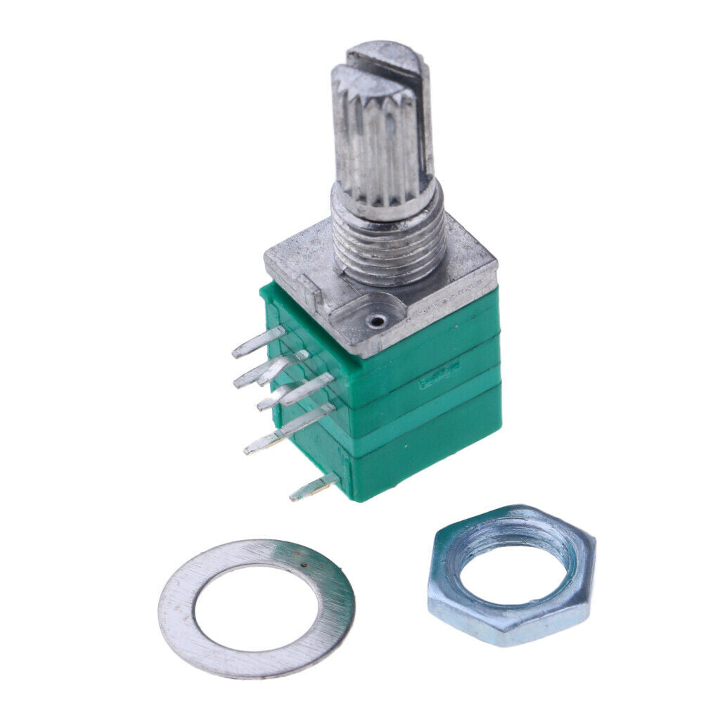 10 Pcs B10K Seal Potentiometer Double 8 Pin Audio Pot For Amplifier