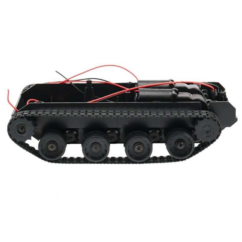 Rc Tank Smart Robot Tank Car Chassis Kit Rubber Track Cler For Arduino 130 MotP1