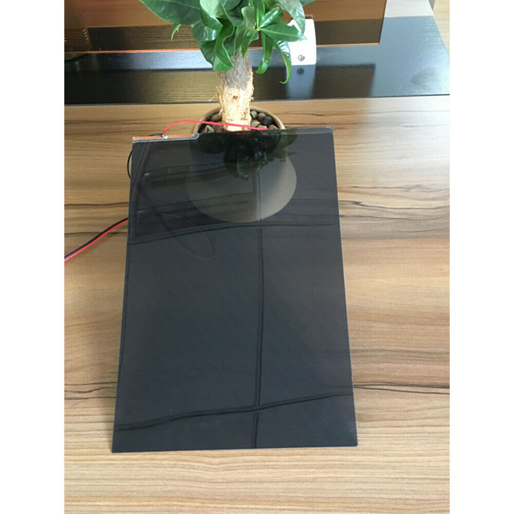 8cmx10cm Black Smart Window Tint Self-adhesive Glass Film Switchable Controller