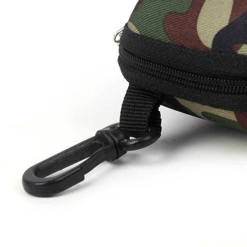 Glasses Box Sunglasses Case Camouflage Storage Protector Zipper Unisex Container