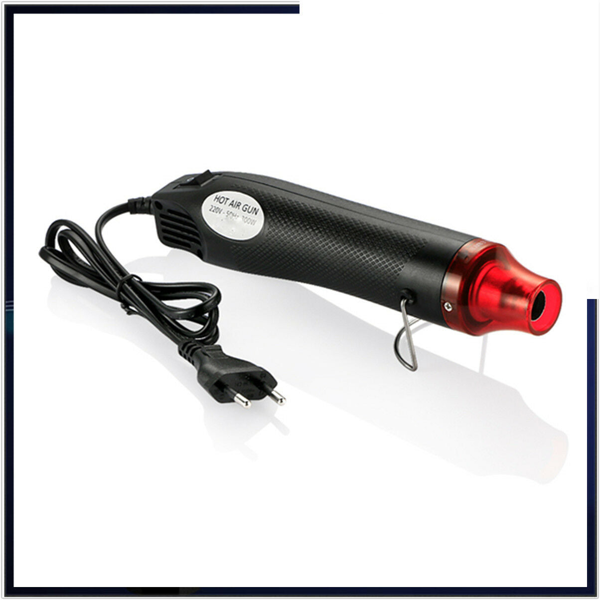 220V 300W electric heat gun hot air plug of EU tools of self wrapping vinyl film