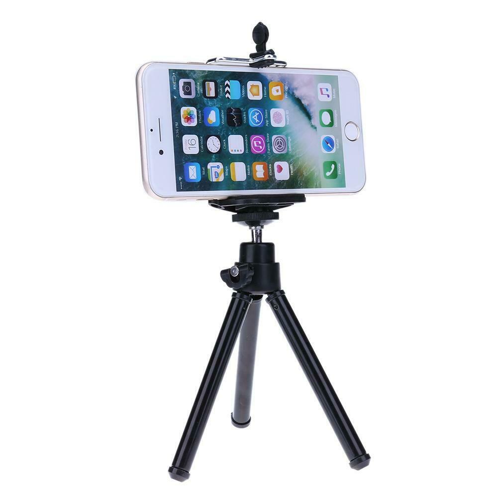 Mini Mobile Phone Stand Flexible Tripod for Smartphone Camera Video Black @