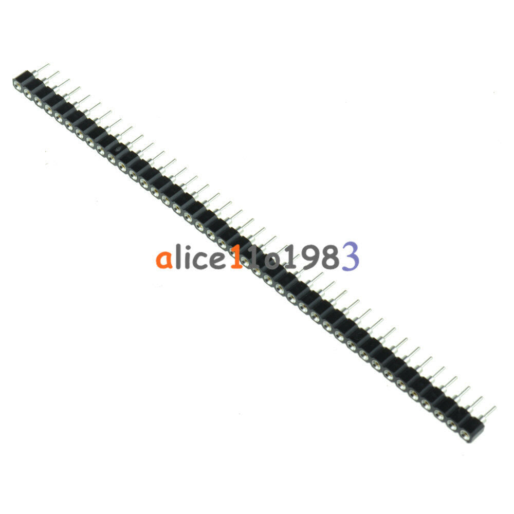 3pcs Strip  PCB Panel Female IC Breakable 40pin Single Row Round Header Socket