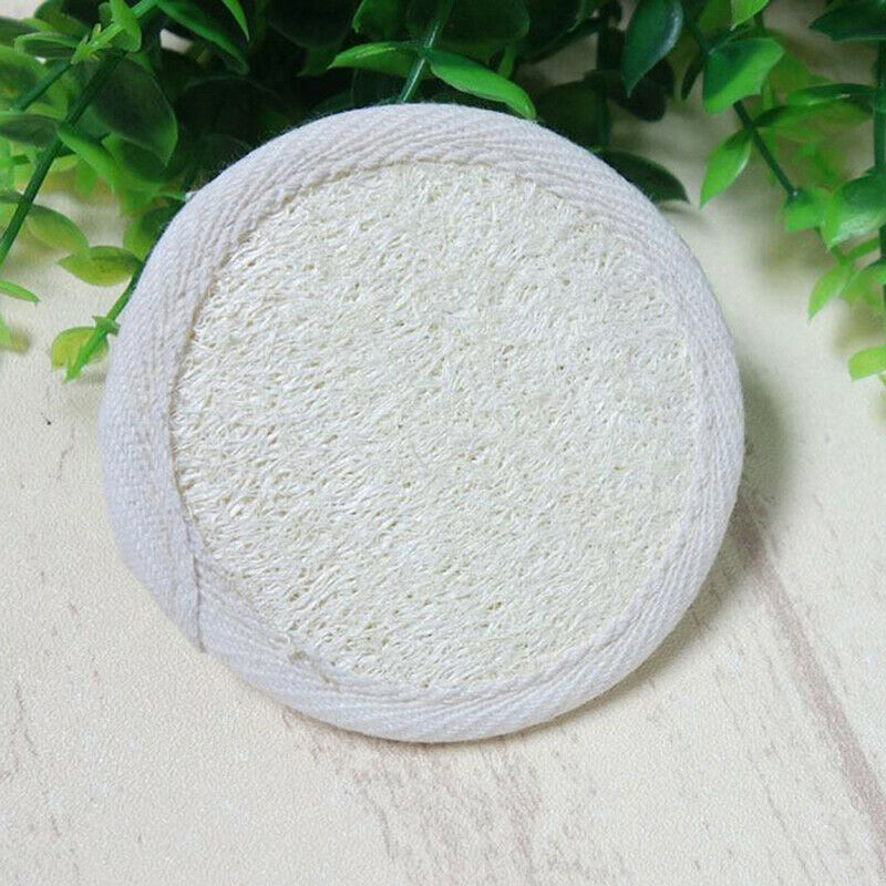 1Pc Bath Body Shower Sponge Scrubber Natural Loofah Luffa Loofa Bathing Brus Qx