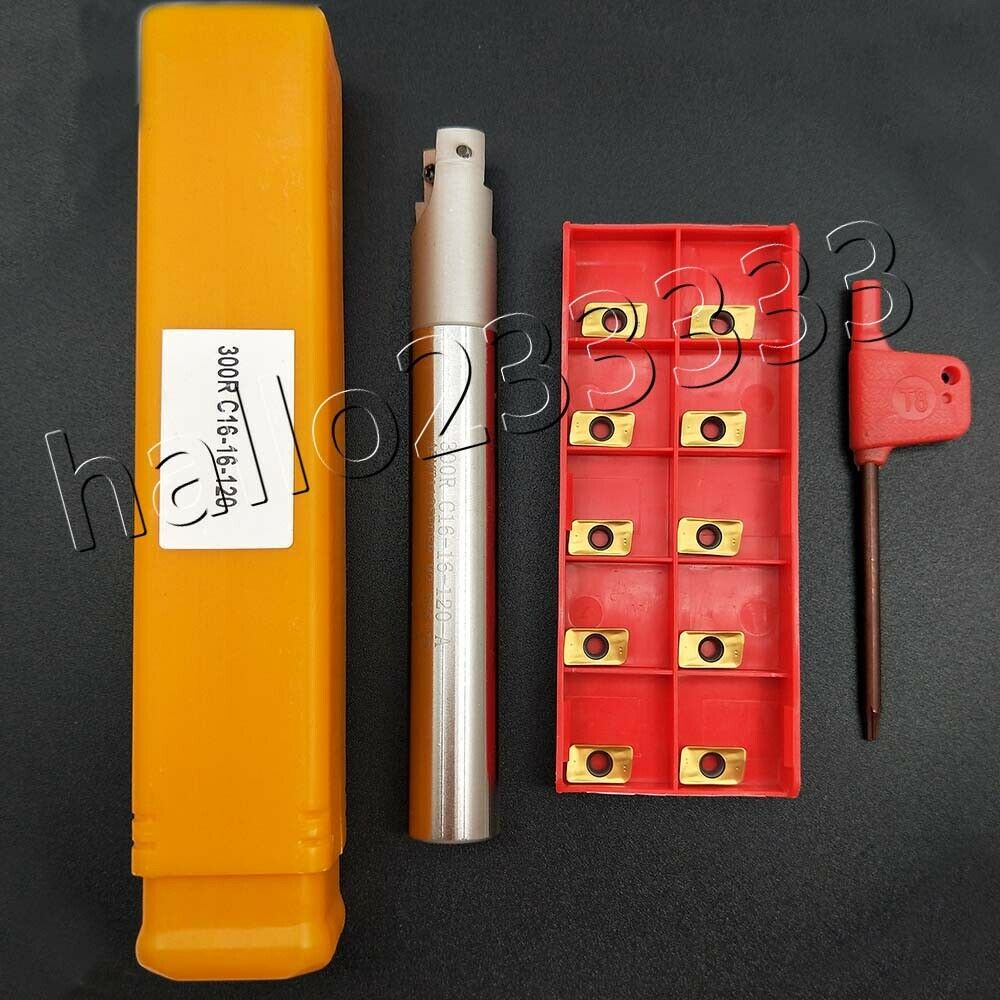 BAP300R C16-16×150-2T Indexable End Milling Holder + APMT1135PDER DP5320 inserts