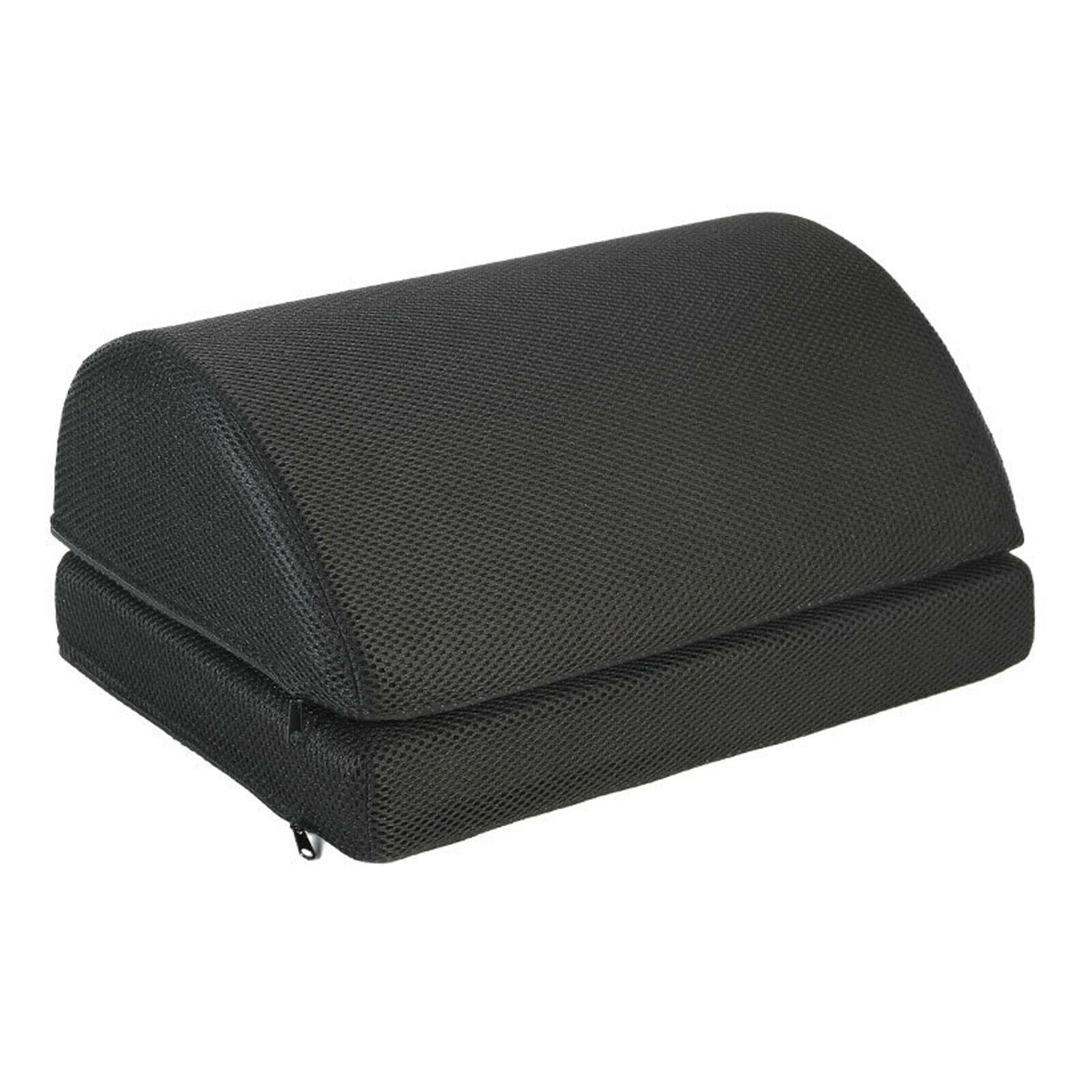 Adjustable Footrest Under Desk Pillow Travel Non Slip WashableZipper Cover