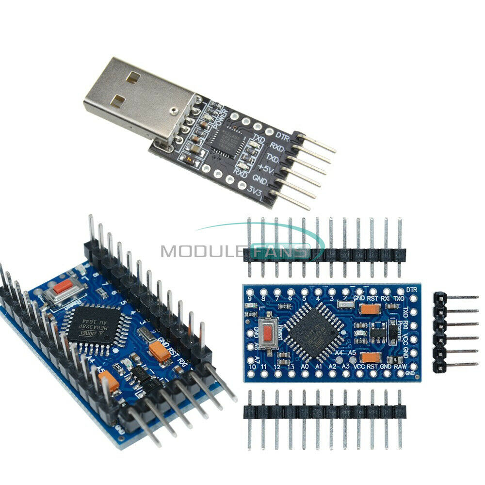 CP2102 USB 2.0 to UART TTL Module+Pro Mini atmega328 3.3V 8M Compatible Arduino