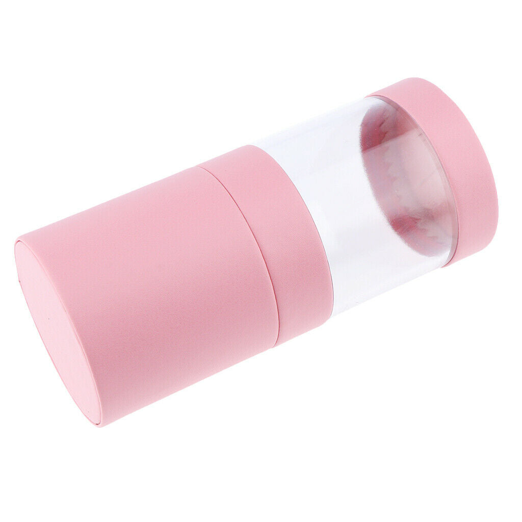 2Pcs Empty Storage Container Lipstick Tweezer Makeup Brush Holder Case Box