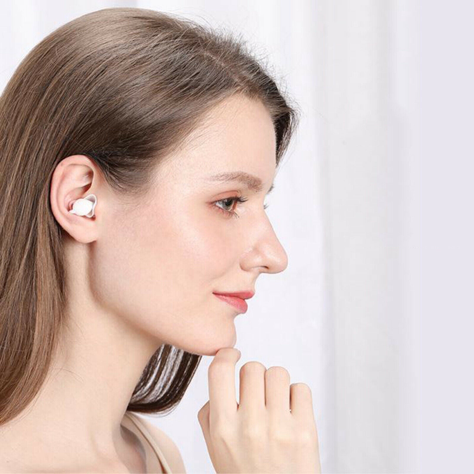 Soft Silicone Reusable Washable Ear Plugs for Sleeping Swimming Hearing