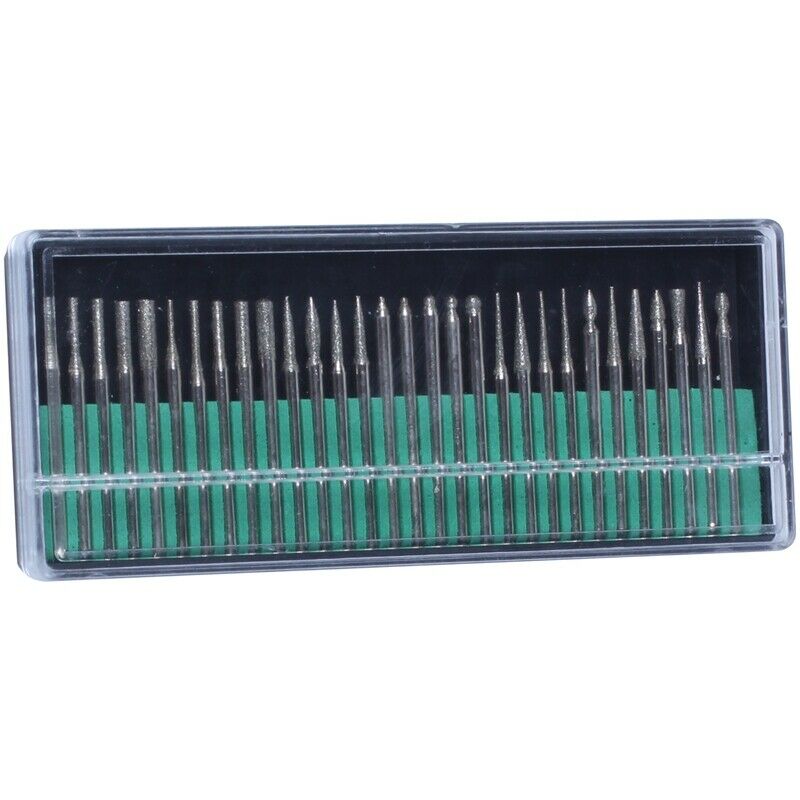 For  Accessories Rotary Tools 30Pcs Diamond Burs 12Pcs Diamond Saw Blades MiniE7