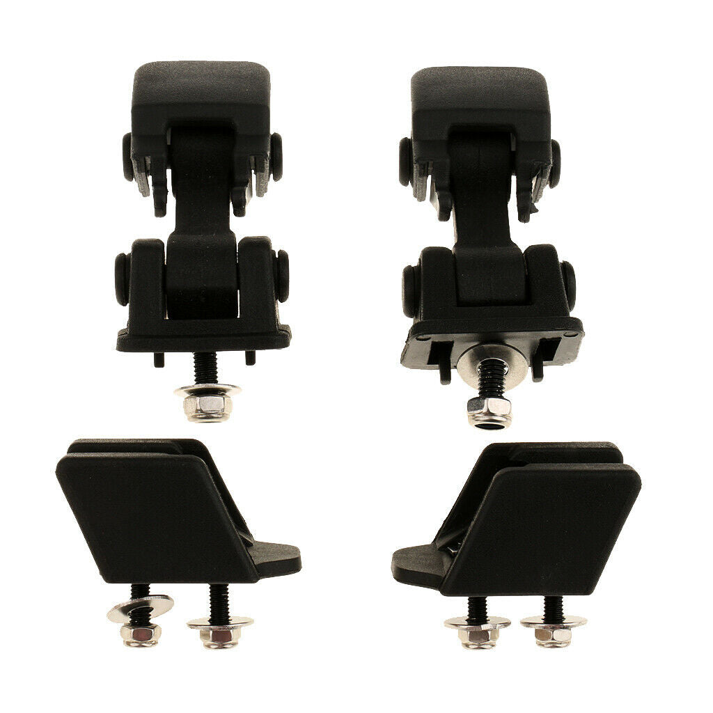 Pair Metal Locking Hood Lock Catch Latch Kit For Jeep Wrangler TJ 1997-2007