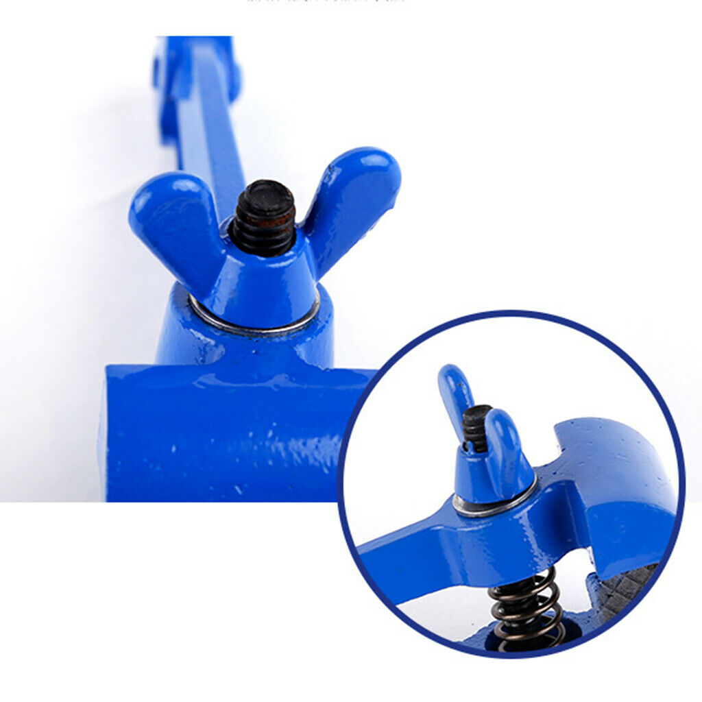 Jewelers 120mm Long Hand Held Mini Metal Vise Vice Jaw Wideth 25mm - Blue
