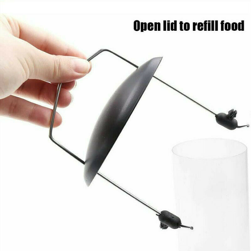 Hanging Bird Feeder Hanging Cage  Food Outdoor Small Wild Garden Yard