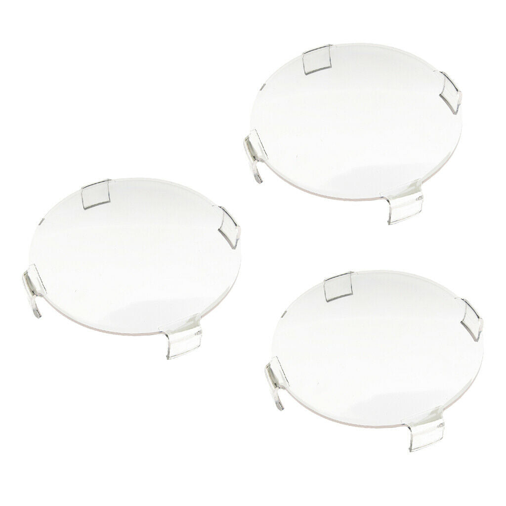 3pcs HID Xenon Driving Lights Lens Spot Work Lens 7inch* Work Lamp Cover
