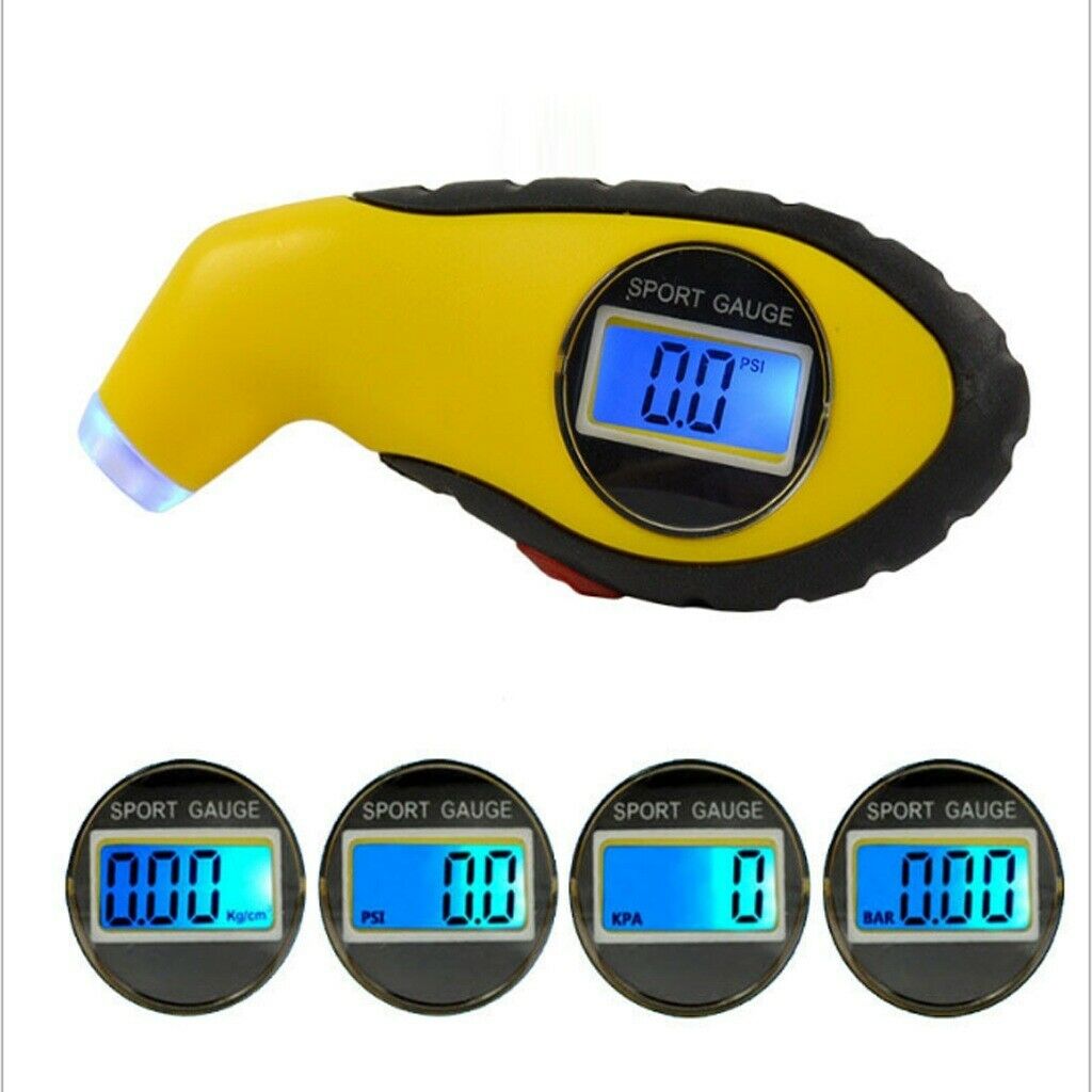 Mini Car Motorcycle LCD Digital Tire Wheel Tyre Air Pressure Gauge Tester