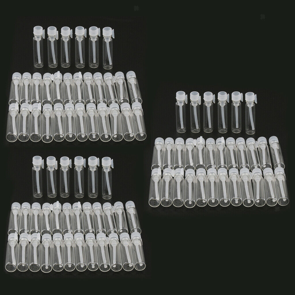 90X Mini Empty Perfume Trial Bottle Sample Vial Essential Oil Jar Cannings