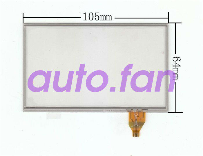 Four-wire 4.3-inch resistive touch glass for touch screen reader touch screen