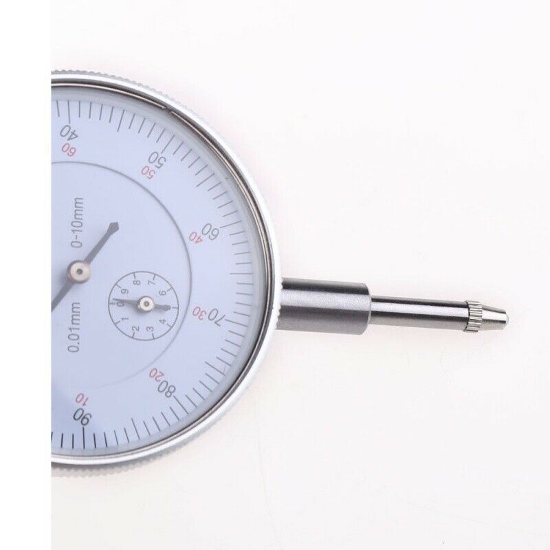 Dial Indicator Gauge 0-10mm Meter Precise 0.01 Resolution Concentricity Test XS2