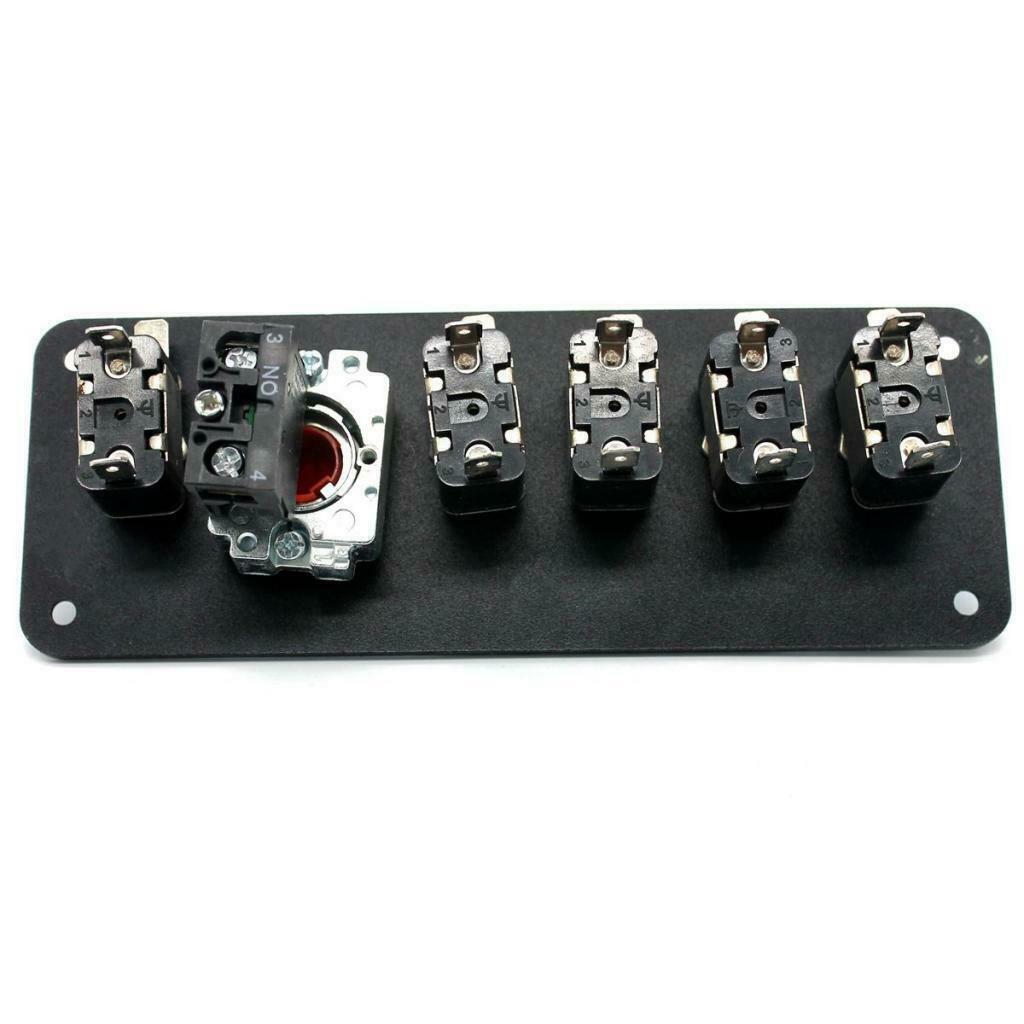 6- Car Switch SPST Rocker Switch Blue on / Off Switch Change Switch Toggle