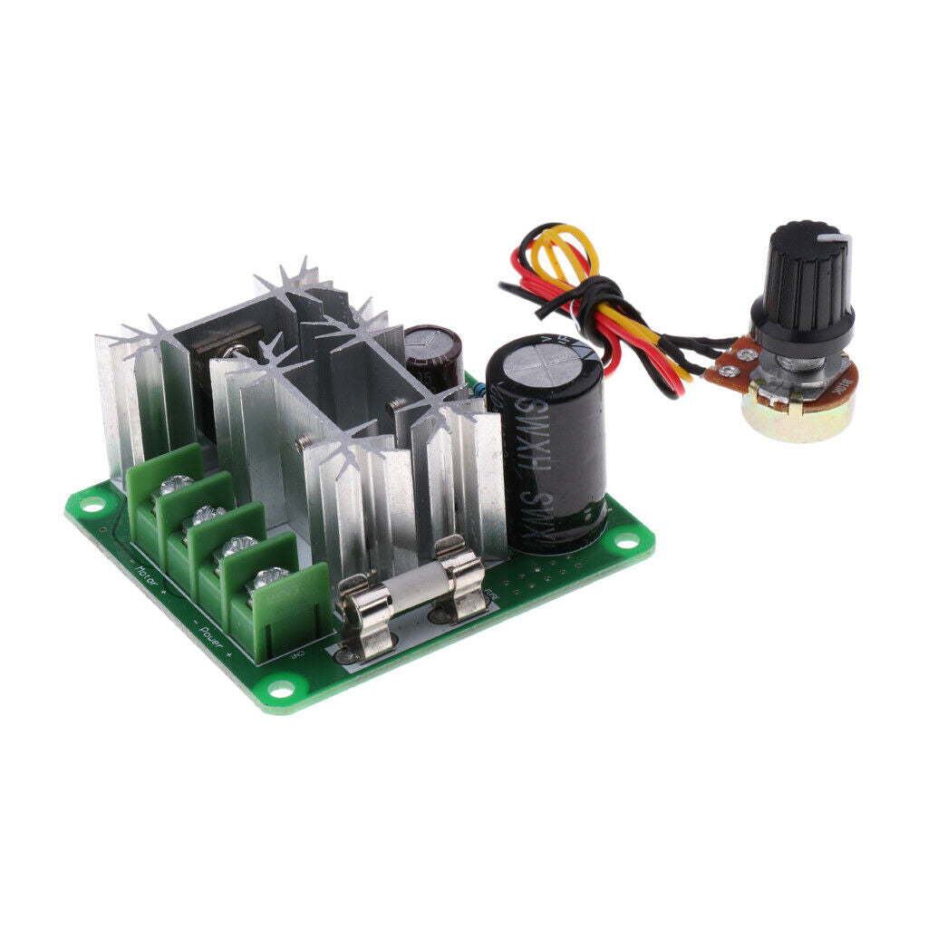 6V-90V 15A DC Motor Pump Speed Controller Adjustable Control Switcher
