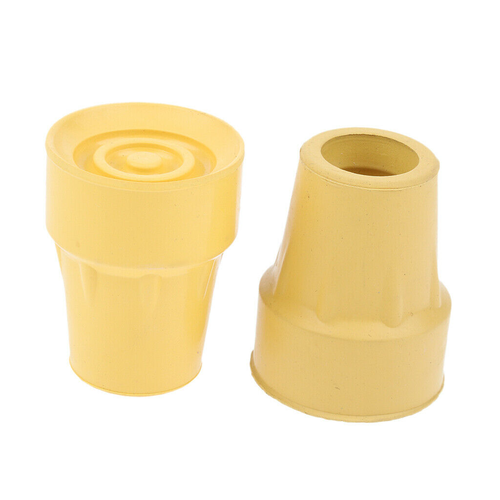 2Pcs Walking Pads Hiking Poles Rubber Buffer Attachments for Trekking And