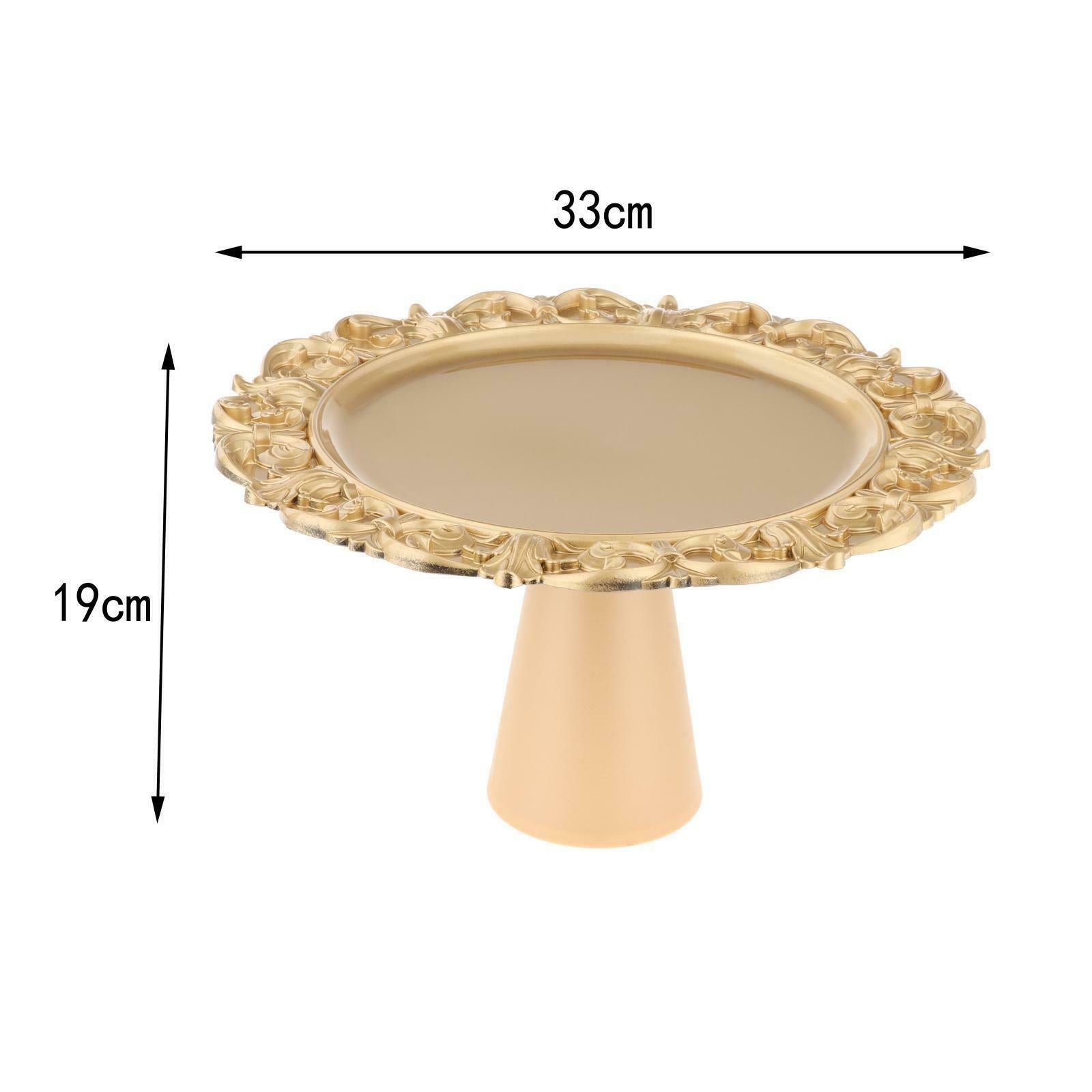 Retro 13in Cake Stand Dinner Candy Pie Plate Shelf Centrepiece Supplies