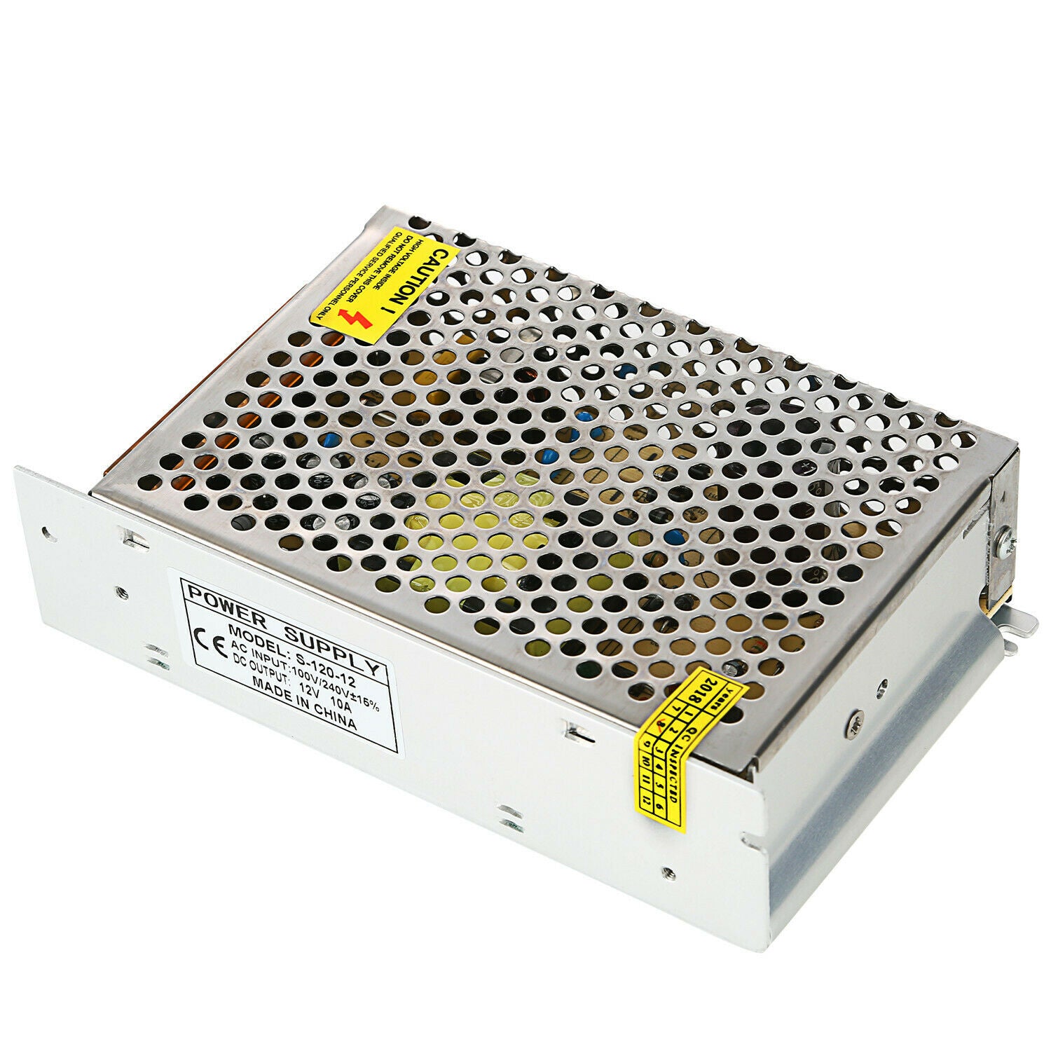 Switch Power Supply Driver Adapter for Led Strip Ac 110-220V To Dc 12V 10A 120W