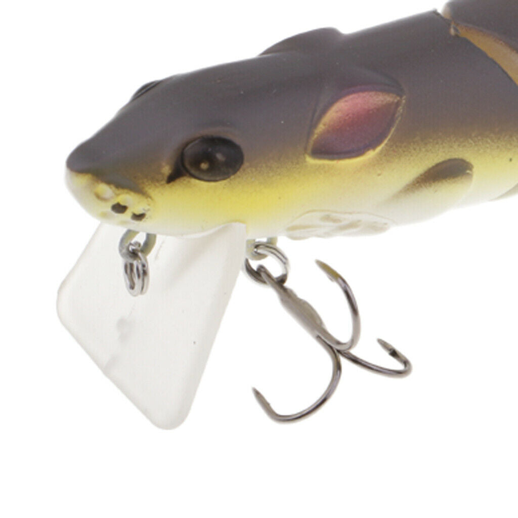 2pcs Vivid  Mice Rat Lures Topwater Fishing Lures Artificial Baits