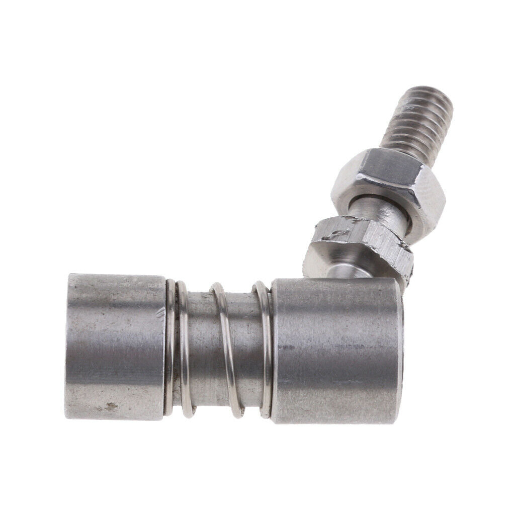 2Pcs Stainless Steel Control Cable Shift Throttle Ball Joint Boat Marine