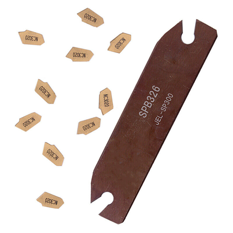 New SPB26-3 26mm Parting Grooving Cut-Off Tools Holder + 10pc GTN-3 SP300 Blade
