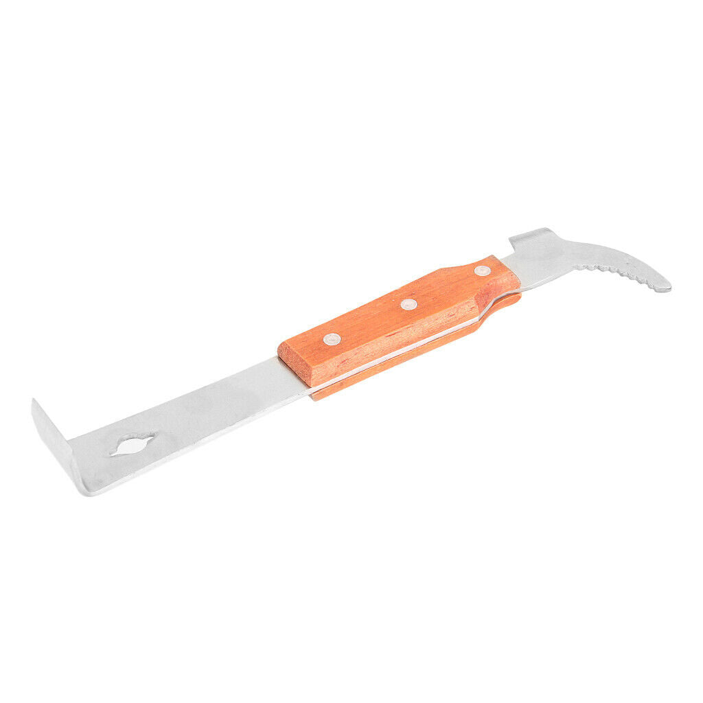 Multi-function Heavy Stainless Steel Bee Keeper  Scraper Beekeeping Tool