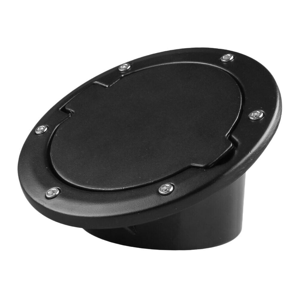 Metal Black Locking Gas Fuel Cap Cover For  Wrangler JK 2/4 Door 07-18