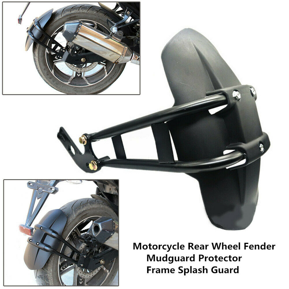 Motorcycle Scooter 10-13 Inch Rear Wheel Fender Mudguard Protector Splash Guard